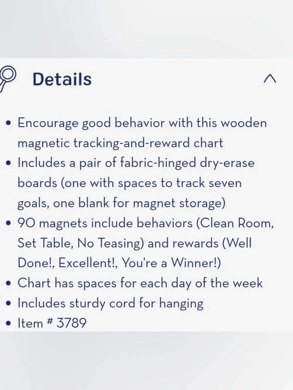 Melissa & Doug Deluxe Wooden Magnetic Responsibility Chart with Magnets